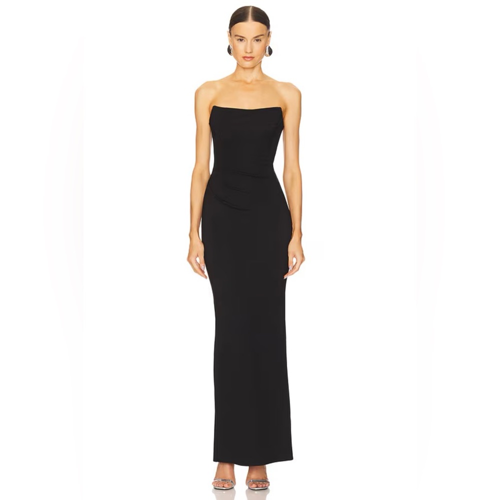 Michael Costello x REVOLVE Briggs Gown in Black